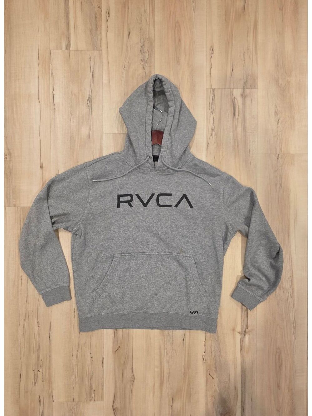 RVCA Gray Pullover Hoodie Medium